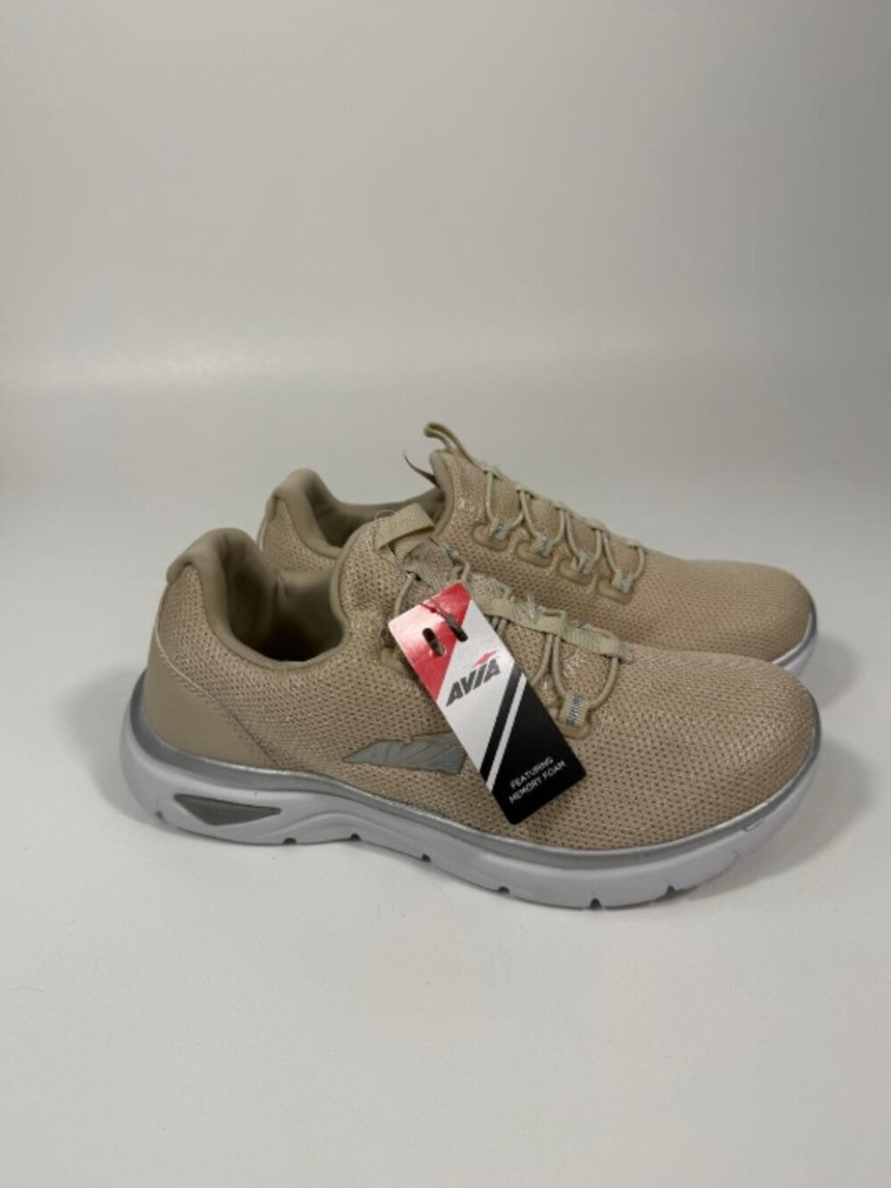 Avia Womens Junction Beige Shoes Size 7.5